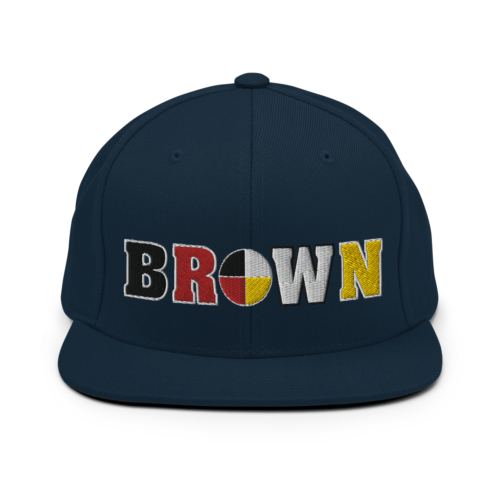 LOWER AZ BROWN 4 Directions Snapback Hat