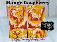 Image 2 of Mango Raspberry Goat Milk Soap