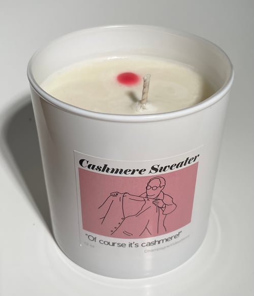 Image of Cashmere Sweater (Red Dot) Scented Candle