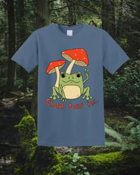 Image 2 of frog & mushroom tee