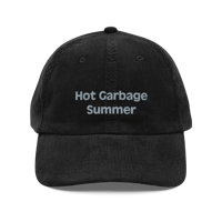 Image 2 of “Hot Garbage Summer” vintage corduroy cap