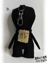 Image 7 of  Grunge Baby Bag Charm - Black