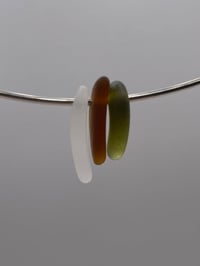 Image 7 of Sterling Silver Sea Glass Choker 