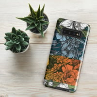 Image 6 of Art Nouveau Inspired Colorful Quartet Boho Hippie Floral Sketch Tough case for Samsung®