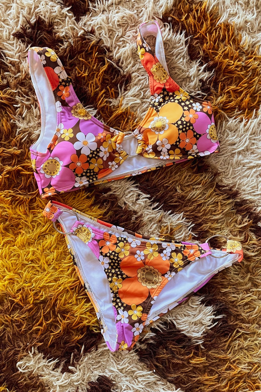 Zaful tie cheap front bikini