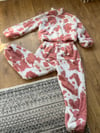 Multiple colours* Handmade plush faux fur cow print 3/4 zip neck jumper