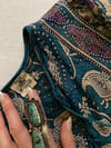 early 70s indian gauze poet sleeve dress