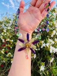 Image 4 of 💚💜Passiflora Necklace💜💚