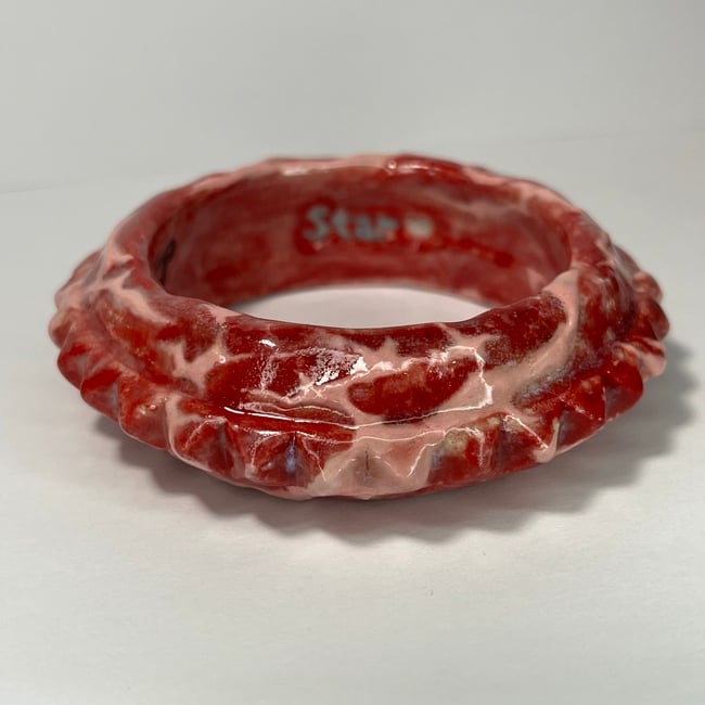 Studded Meat Bracelet B - 6.75 in Inner Circumference