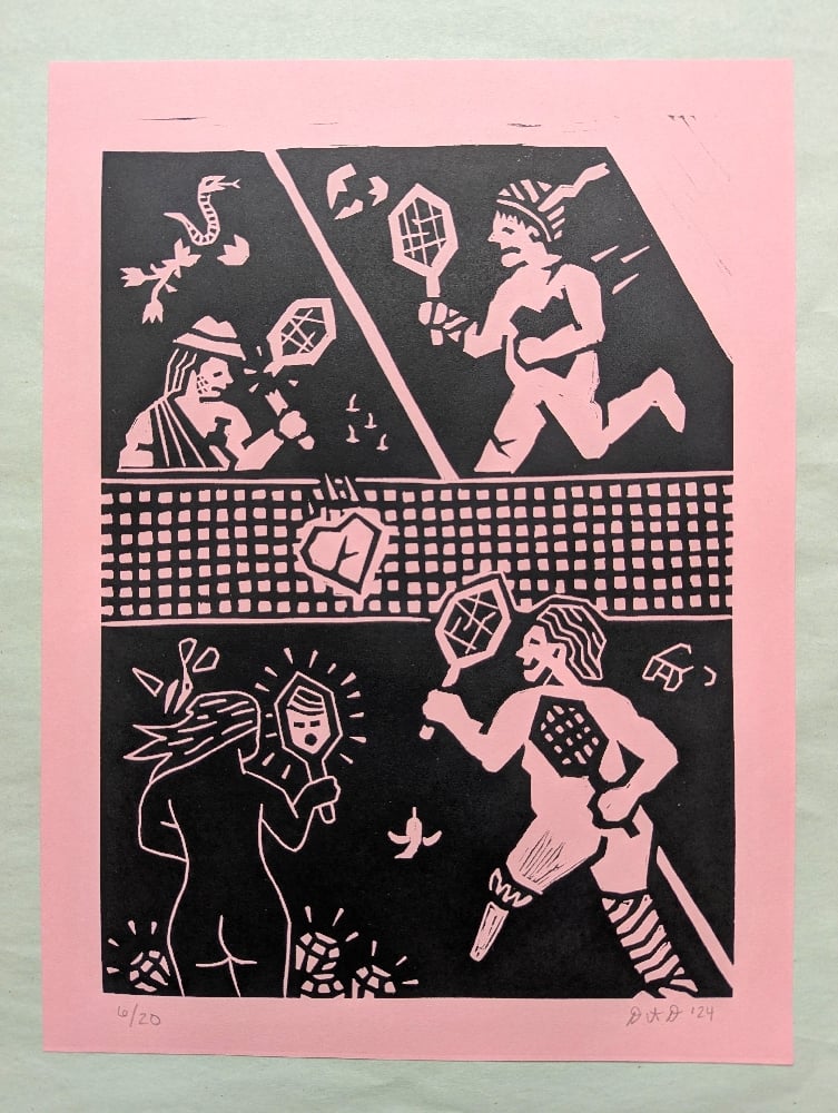 Untitled linocut #28