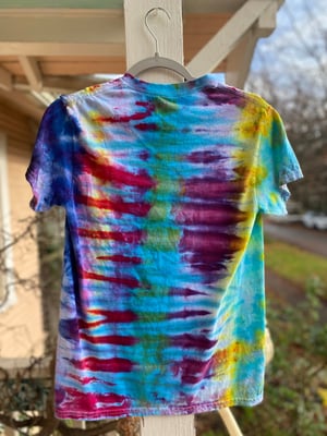 Image of SMALL Live Fast Eat Trash Tie Dye Shirt 6