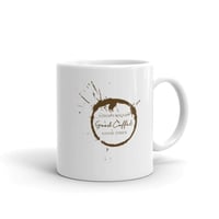 Image 1 of Good Friends, Good Coffee, Good Times (dark) White glossy mug