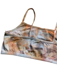 Image 7 of L/XL (40) Bralette in Earthy Watercolor Ice Dye