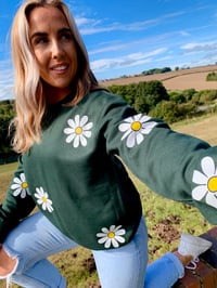 Image 3 of oops a daisy sweater & hoodie - adult