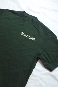Image 3 of Doubt Tee - Forest Green/Cream