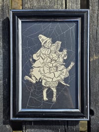 Image 2 of Cat Collection - Cat engravings with real preserved web- N