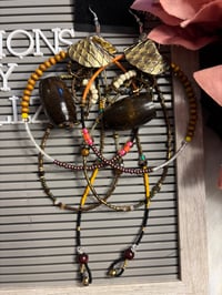 Image 2 of Gold Spiked Large Hoops 