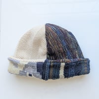 Image 3 of Upcycled Reversible Beanie Cotton Blend 11