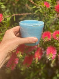 Image 4 of Turtle Blue Latte Travel/ Keep Cup
