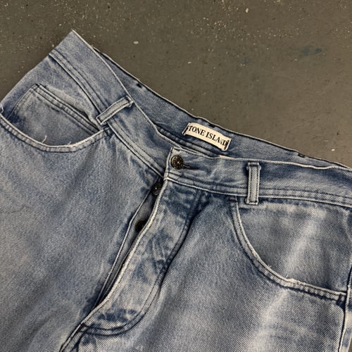 Image of 1990s Stone Island Straight Leg Jeans, size 32x30