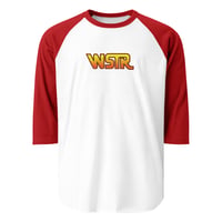 WSTR Identity Crisis Logo Baseball (white & red)