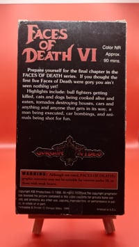 Image 11 of Faces of Death [Parts 1-6] (VHS) 