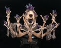Embellished Bobcat - Antler Crown
