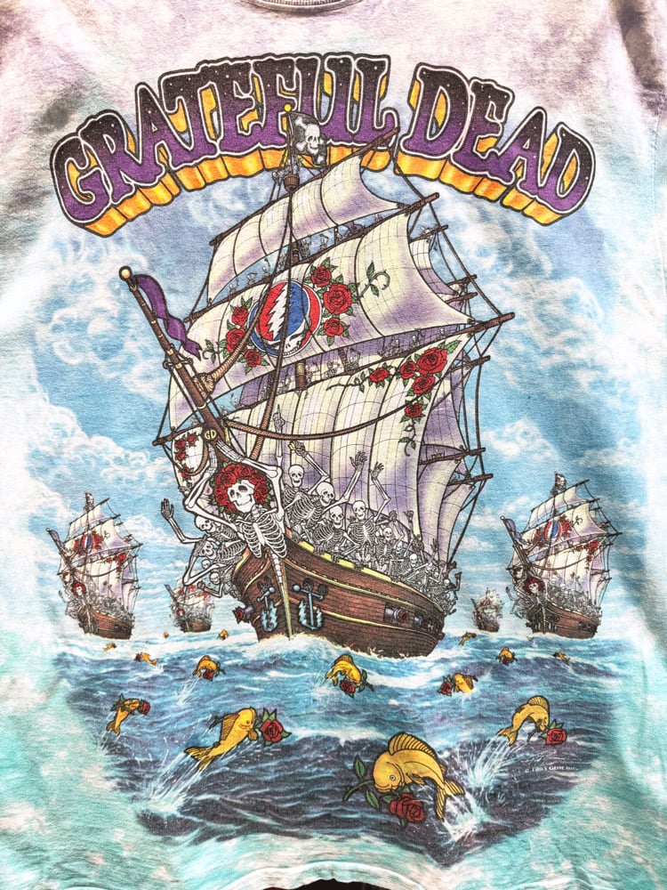 グレイトフル デッド ロックT SHIP of FOOLS 90's Grateful Dead 90s Ship of Fools T-Shirt - Size XL | Primarily Dead