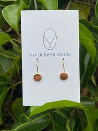 Image 1 of 9ct solid sweet earrings