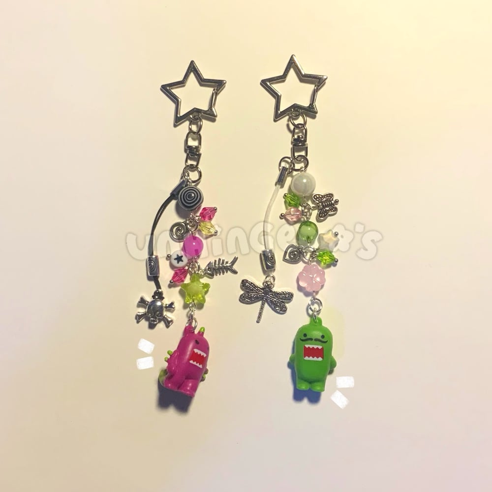 Image of Domo keychains pt.4 ⋆˚˖ 𖦹°⋆