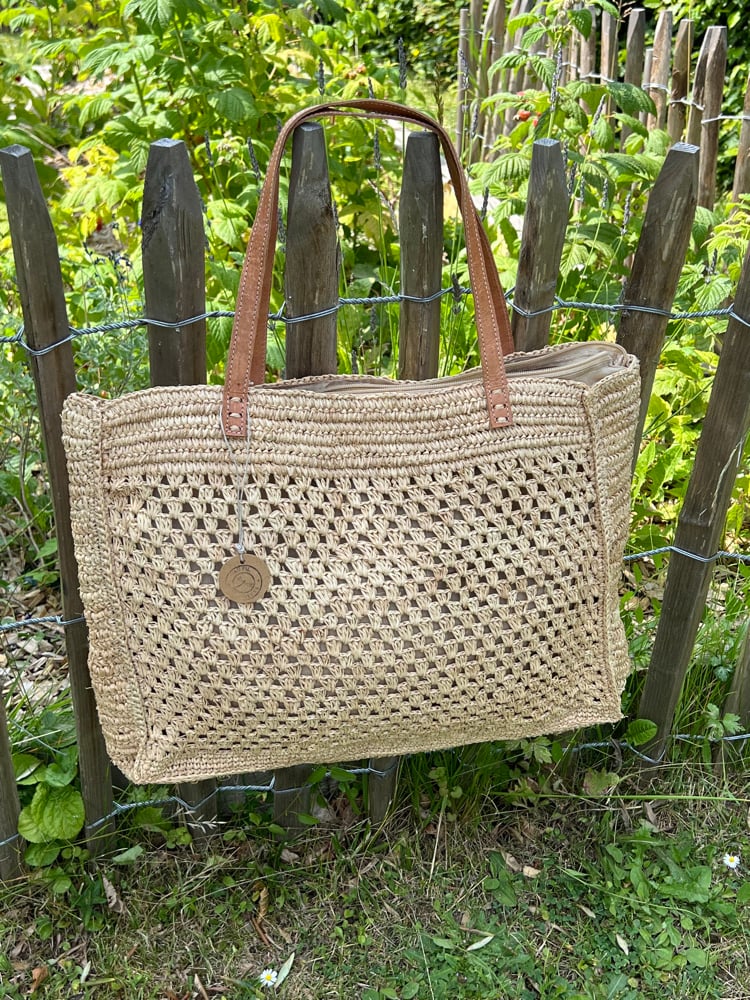 Image of Grand Sac en Raphia MYA 