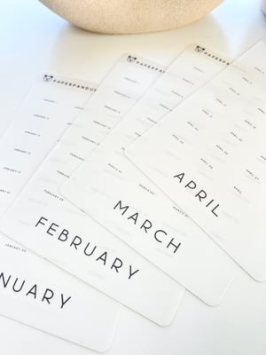 Image of Monthly Dates