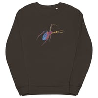 Image 4 of Sweatshirt (Adult M/F) - Spider Rainbow Glow