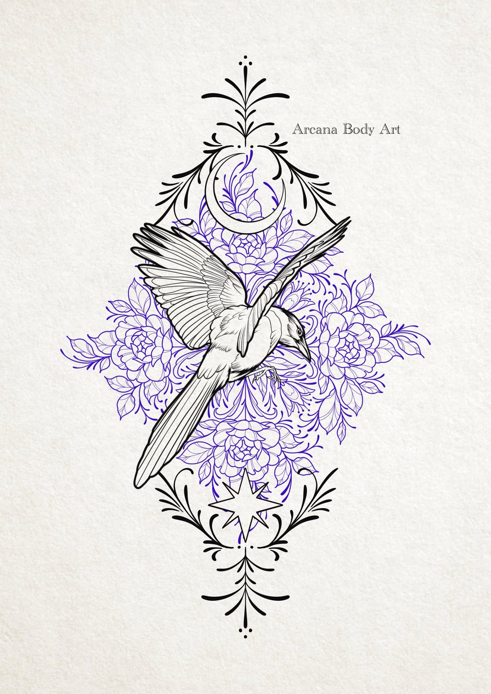 Image of Corbeau Mune Étoile