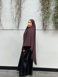 Image 3 of Deep brown khimar