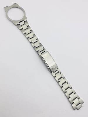 Image of Dynamic Geneve Watch Bracelet Stainless Steel Gents Strap With Ring FOR OMEGA.