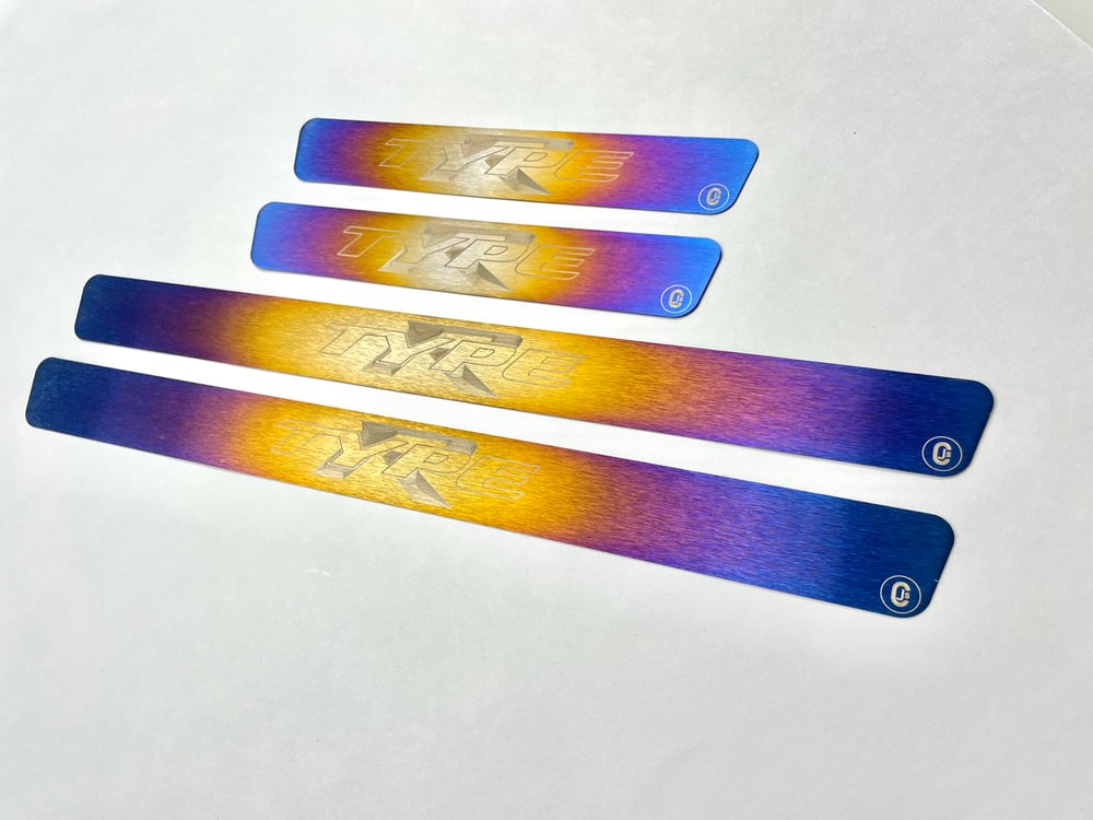 Honda Civic Type R FK8 and FL5 titanium door sills