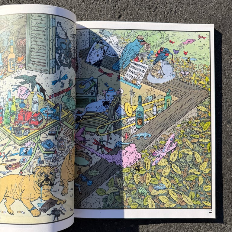 (A Suivre) Hors-Série: Silence, on rêve by Moebius Image 5