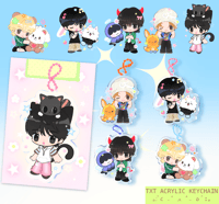 Txt acrylic keychain 