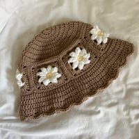 Image 1 of flower bucket hat 