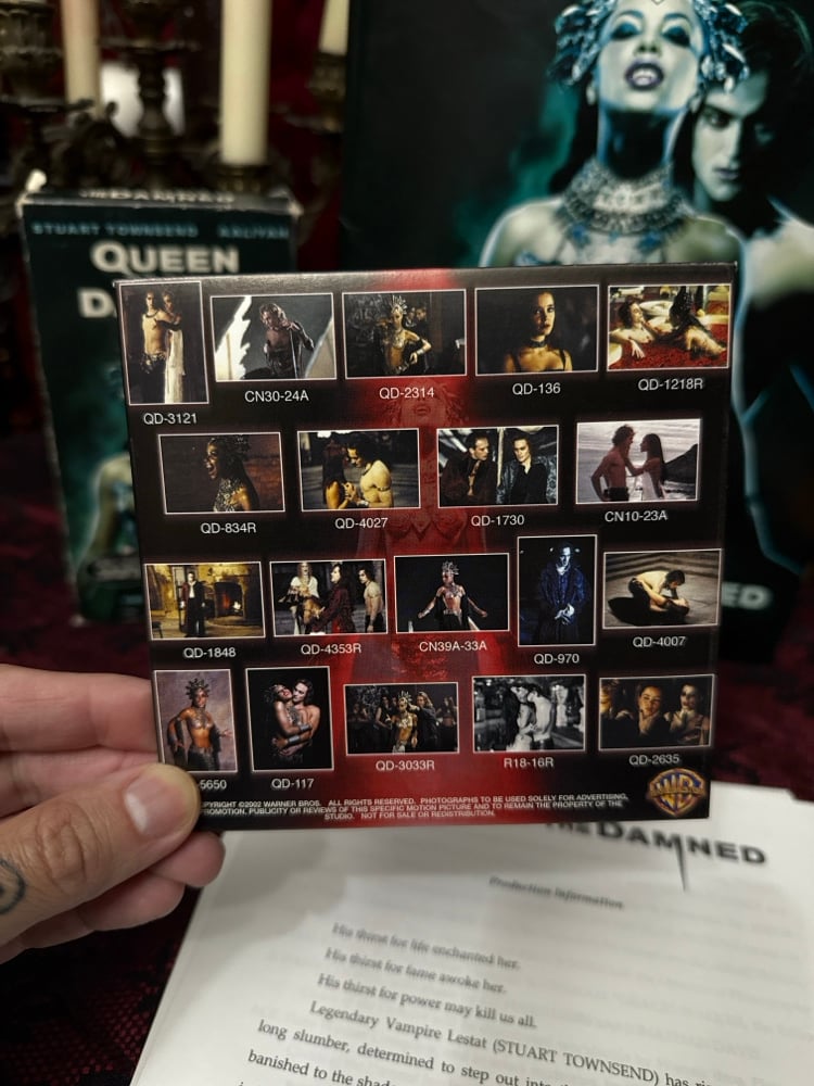 Queen of the Damned Press Kit VHS The Glass Coffin