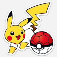 Image 1 of Pikachu Soccer - sticker