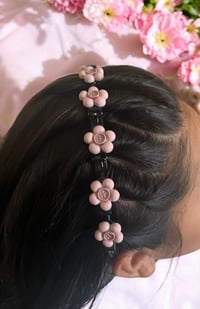 Image 14 of 2 pcs Girl’s Colorful Braided Flower Headband