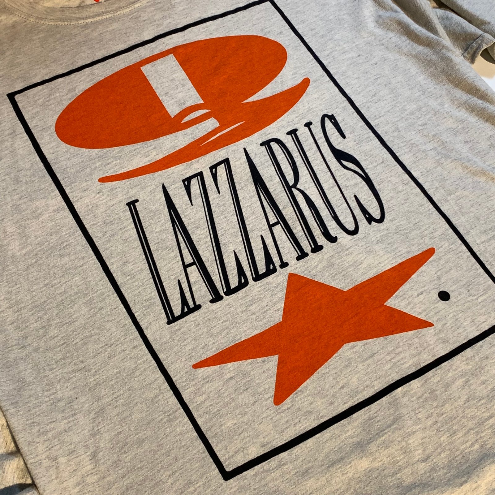 346 - Q Lazzarus Long Sleeve - Medium | Small Orange Diamond