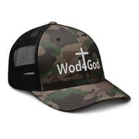 Image 12 of Wod4God Camo Trucker Hat