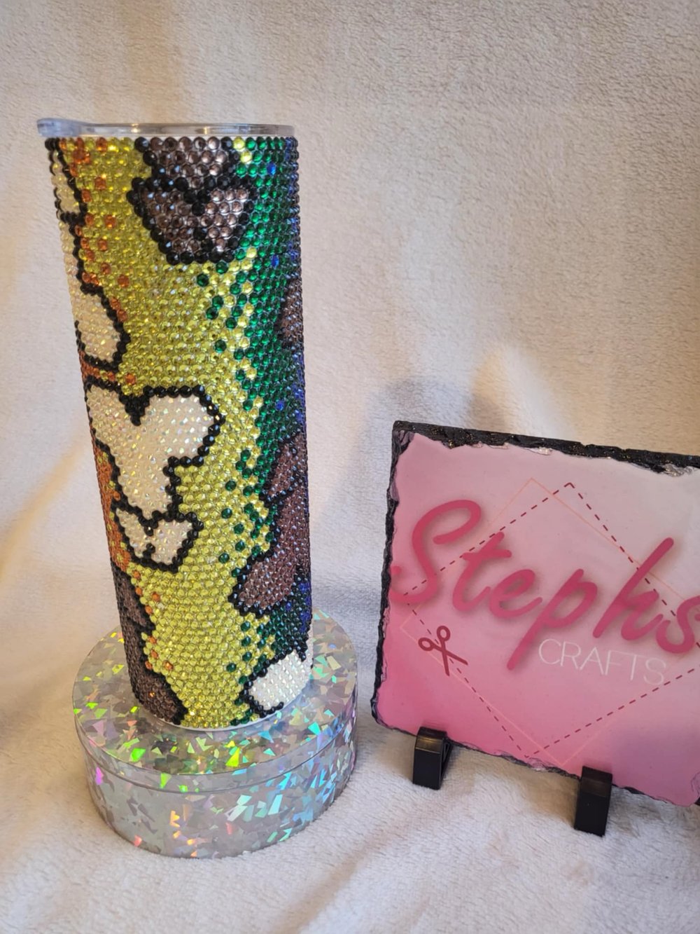 Image of Willy rhinestone tumbler 