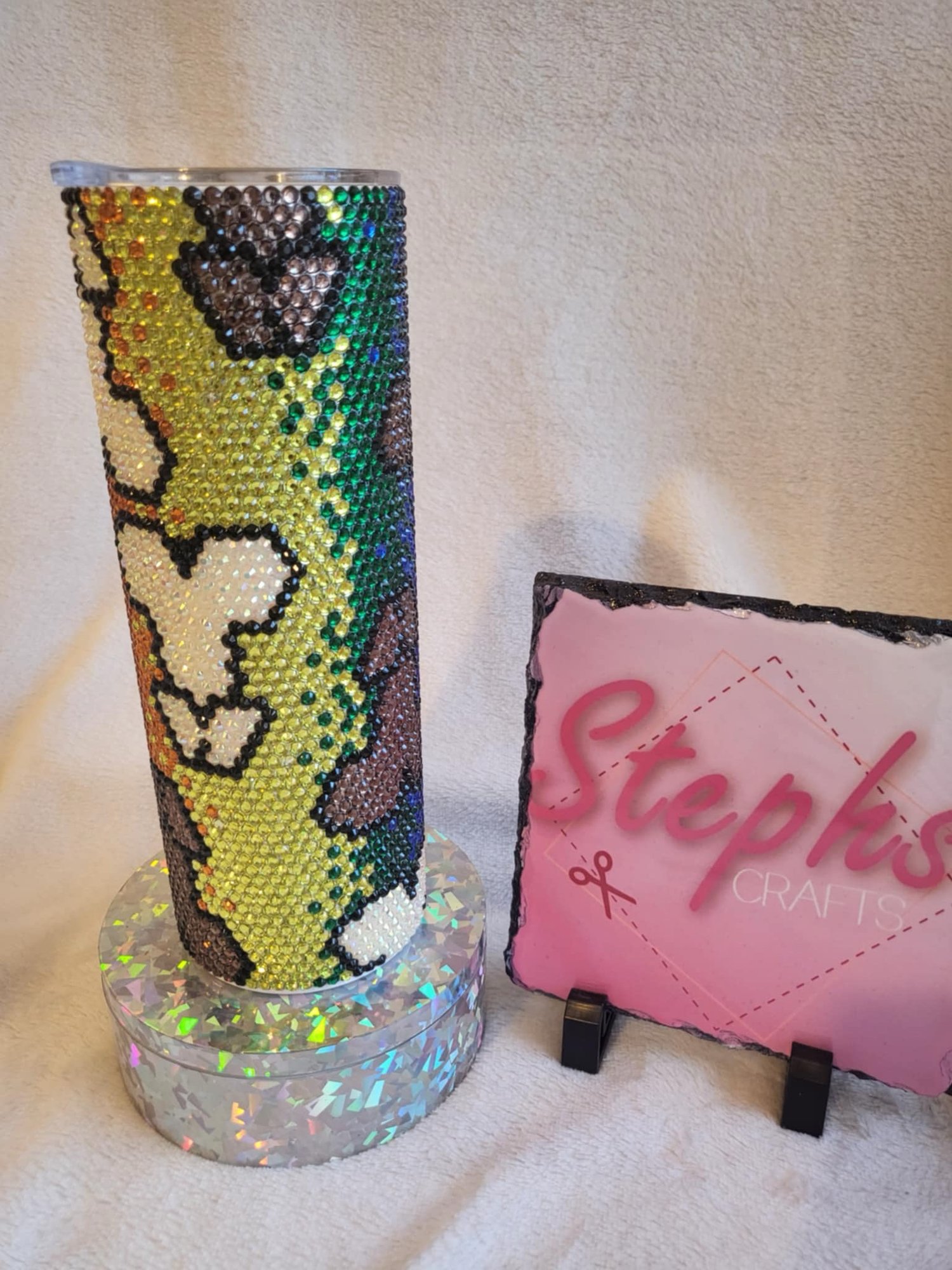 Image of Willy rhinestone tumbler 