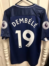 Image 9 of Tottenham Hotspur “DEMBÉLÉ 19” 2017/18 Away Shirt + PL patches (M)