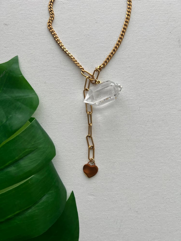 Image of DARA • Quartz Drop Necklace