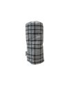 Wool Grey, Brown And Black Check Head Cover